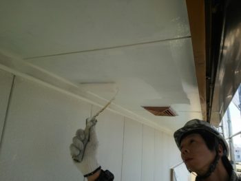 徳島　軒天井　外壁塗装　中山コーティング　