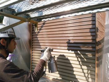 徳島　塗装　外装　中山コーティング　雨戸