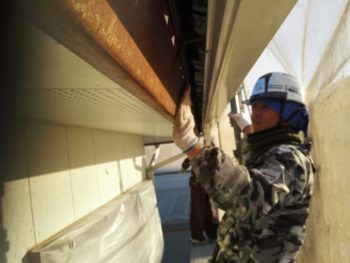 徳島　塗装　外装　中山コーティング　付帯部