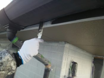 徳島　破風塗装　中山コーティング