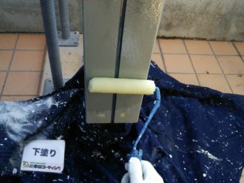 柱　徳島　塗装　中山コーティング　ガイソー