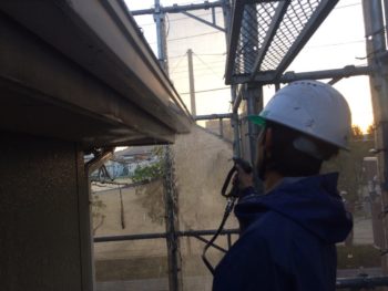 徳島　アパート　塗替え