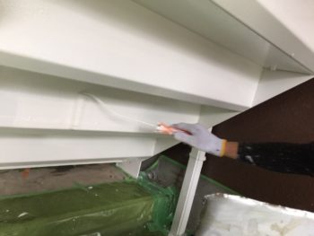 徳島　アパート　塗替え　階段