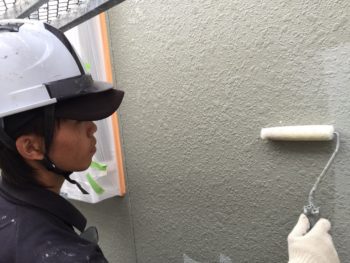 徳島　アパート　塗替え　外壁