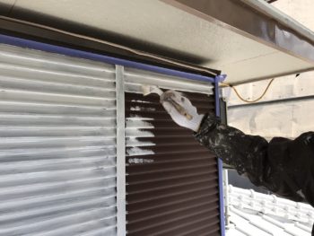 徳島　中山コーティング　雨戸塗装