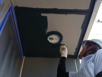 軒天井　徳島　塗装　中山コーティング　鳴門