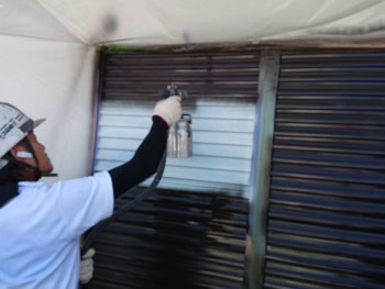 徳島　中山コーティング　塗装　塗り替え　雨戸