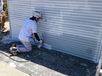 徳島　中山コーティング　塗装　塗り替え　シャッター