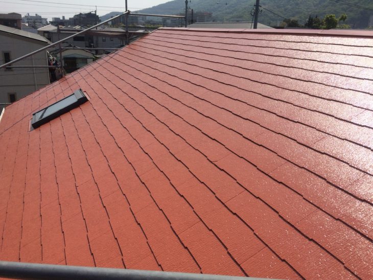   徳島市　屋根日本ペイント塗装・外壁シーリング打ち替え工事　A様