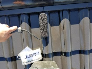 徳島　中山コーティング　外壁塗装　WB多彩仕上工法　屋根塗装