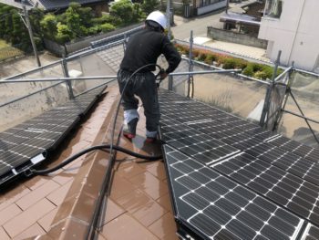 屋根　洗浄　阿南市