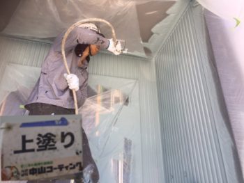 塗装 ガルバリウム 後半 GAINA