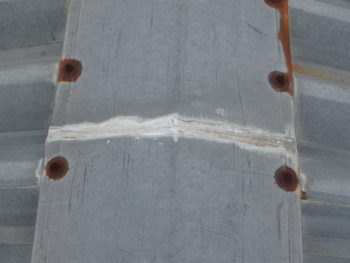 徳島　倉庫屋根　塗装