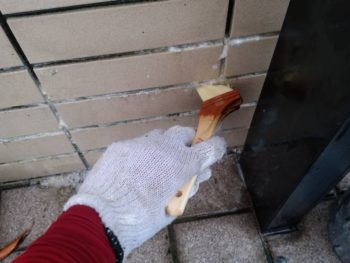 阿南市　メンテナンス　エフロ　タイル