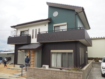 淡路　塗装　南あわじ　カバー工法　無機塗装