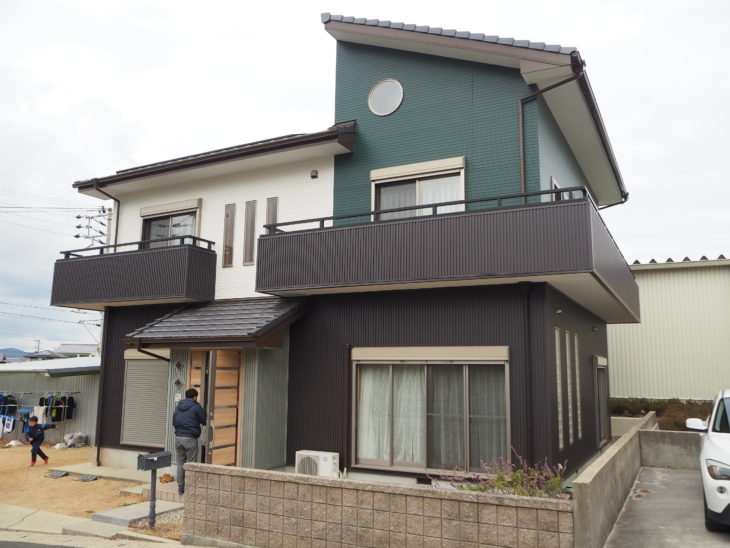 淡路　塗装　南あわじ　カバー工法　無機塗装