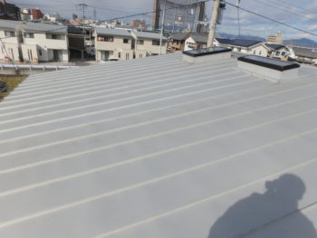 ガルバ　塗装　徳島　屋根