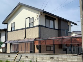 徳島市　住宅　完工　塗装工事　写真