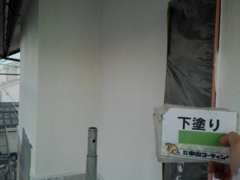 徳島　塗装　窓　下塗り　塗布
