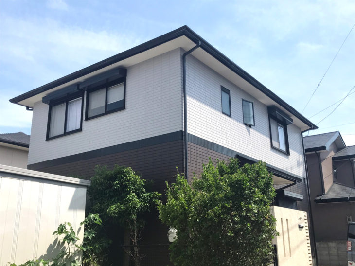   徳島市住友林業｜外壁塗装はダイヤカレイド粒々クリヤーで高耐久