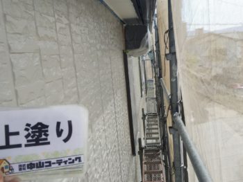 徳島県　南昭和　外壁　塗装　上塗り