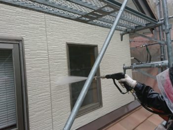 徳島県　高圧洗浄　外壁