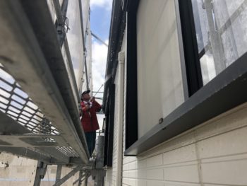 外壁　高圧洗浄　徳島県　八万町　住宅