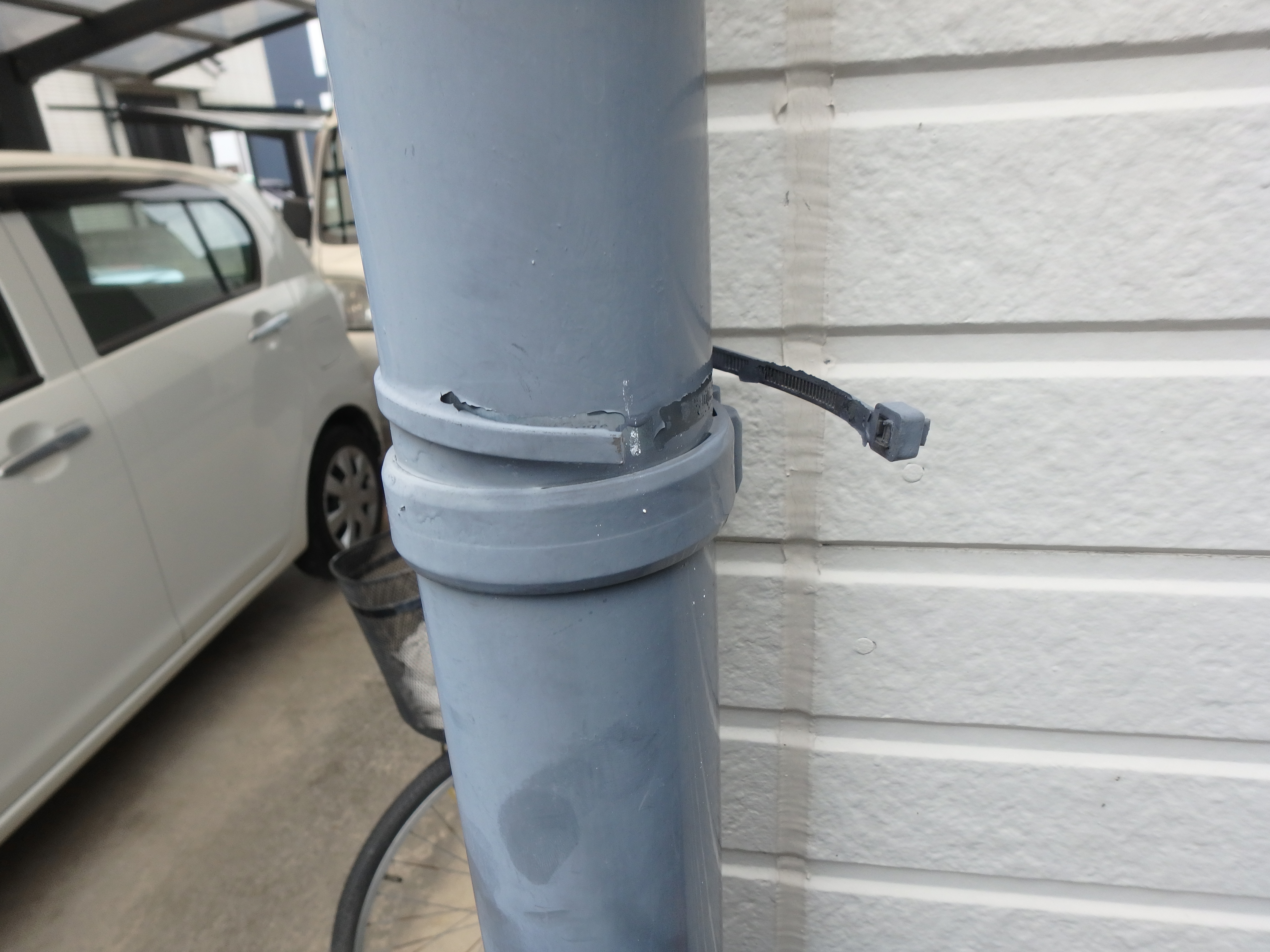 雨樋　付帯部　劣化　八万町　徳島県