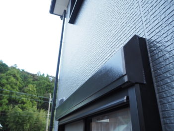 完工後　シャッターボックス　鉄部　徳島県