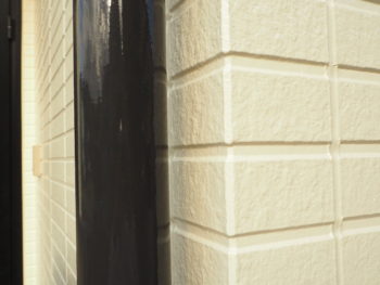 雨樋　八万町　完工　徳島　塗装