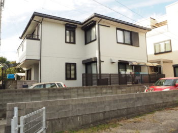 徳島県　背面　住宅　中昭和　完工