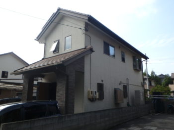 徳島市　塗装　WB多彩