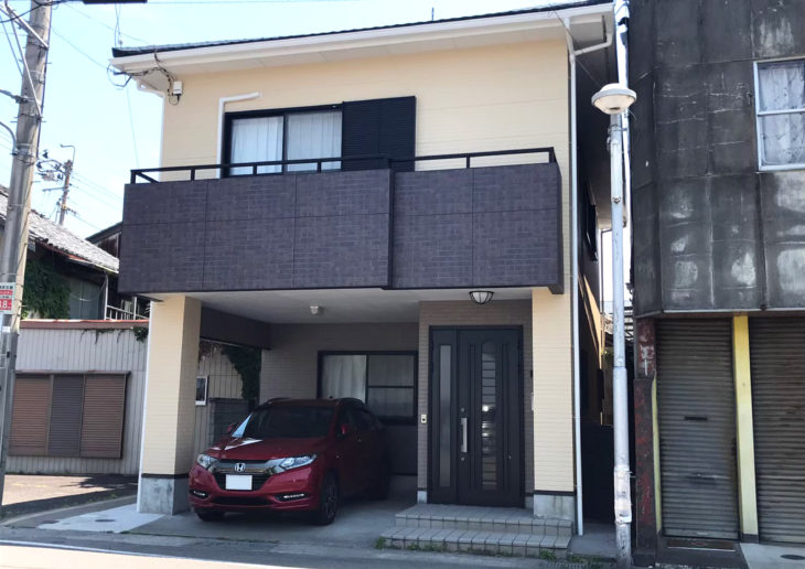   阿南市で外壁塗装　屋根塗装　タイル調