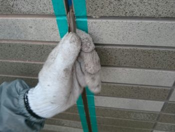 徳島県　阿波市　シーリング　除去　外壁