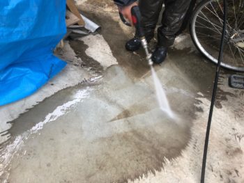 徳島　土間　住宅　洗浄