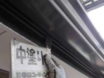 破風　細部塗装　徳島　中塗り