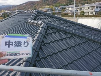 阿波市　徳島県　塗装　ガイソールーフガード無機　屋根