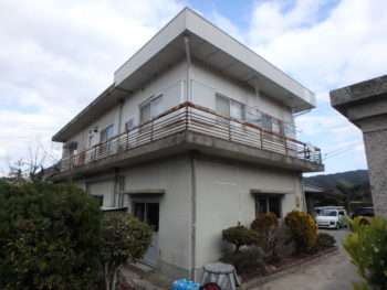 納屋　塗装　徳島県　阿南市　施工前