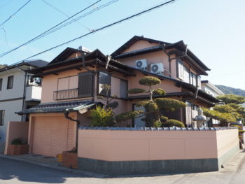 住宅　徳島県　大原町　施工後　側面