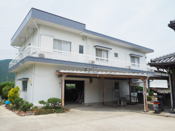 施工後　納屋　塗装　徳島県　阿南市