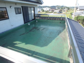 ベランダ　劣化　とくしま　施工前　大野