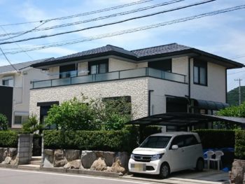 施工後　住宅　塗装　徳島　全体