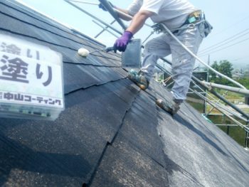 屋根 下塗り 塗装 徳島県