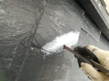 屋根　補修　パテ　徳島県　国府