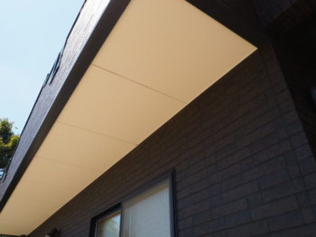 徳島県　塗装　阿波市　軒天井　施工後