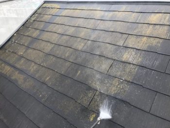 徳島県　アパート　洗浄　屋根