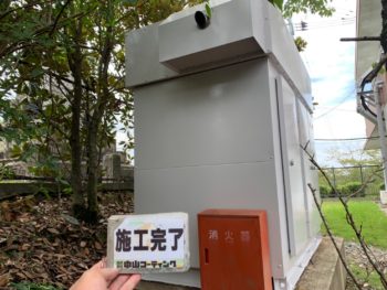 施工後　白　塗装　側面　徳島県