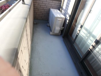 施工前 ベランダ カビ 劣化 徳島県