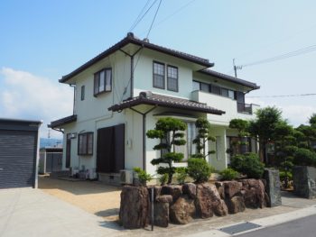 施工後　側面　全体　徳島県　吉野川市