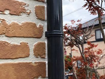 施工後　付帯部　雨樋　塗装　徳島県